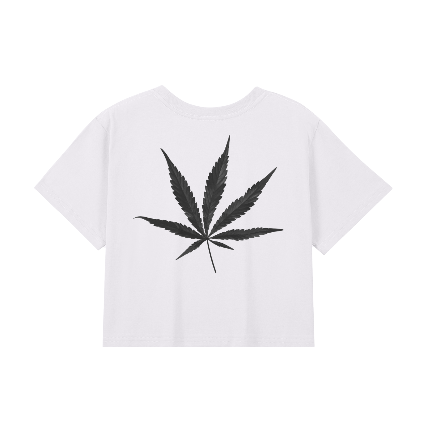 Woman’s Baby Tee InZaWeTrust Crop Top White & Black