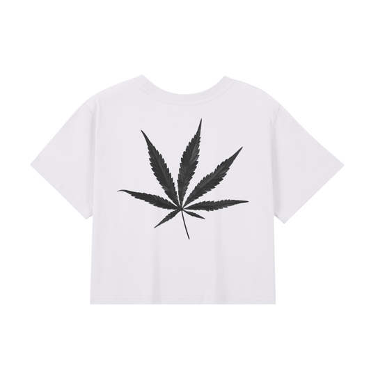 Woman’s Baby Tee InZaWeTrust Crop Top White & Black